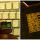 Steve Jobs’ words immortalized on a gold microchip.